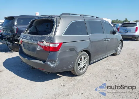 2013 Honda Odyssey Ex-L from USA, damaged, VIN 5FNRL5H66DB069061